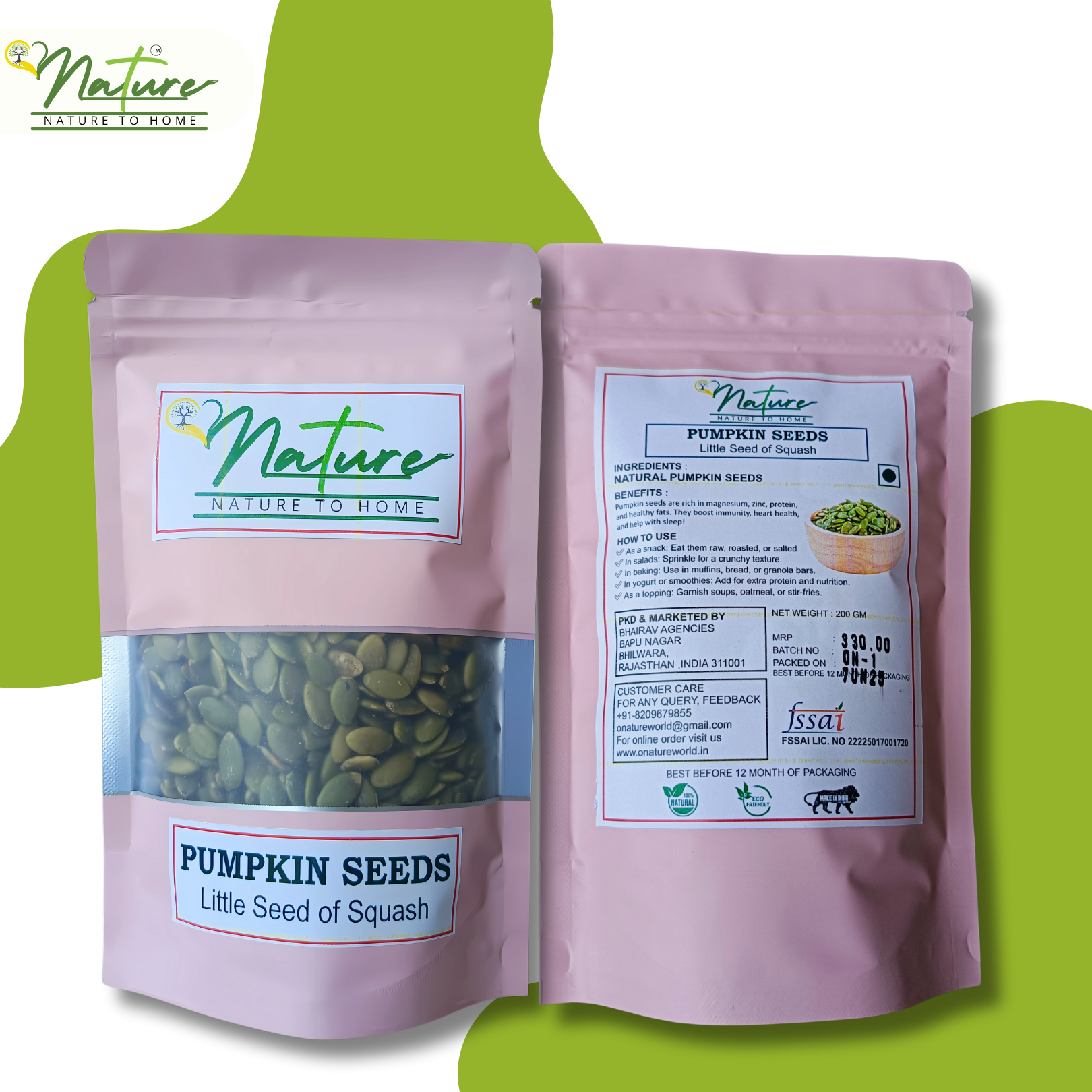 onature pumpkin seed